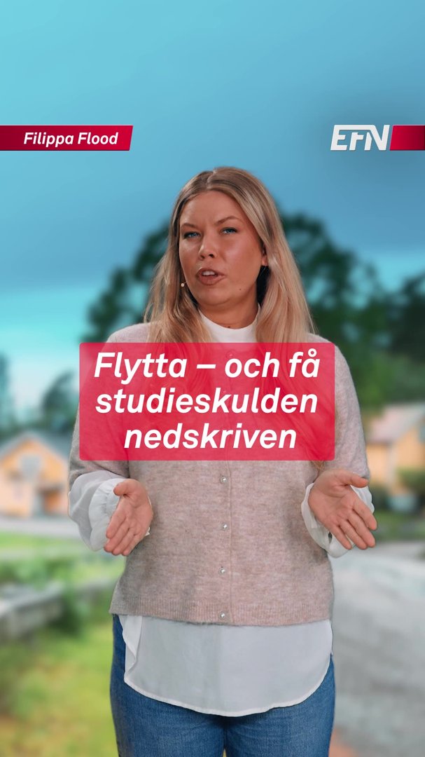 Flytta – och få studieskulden nedskriven