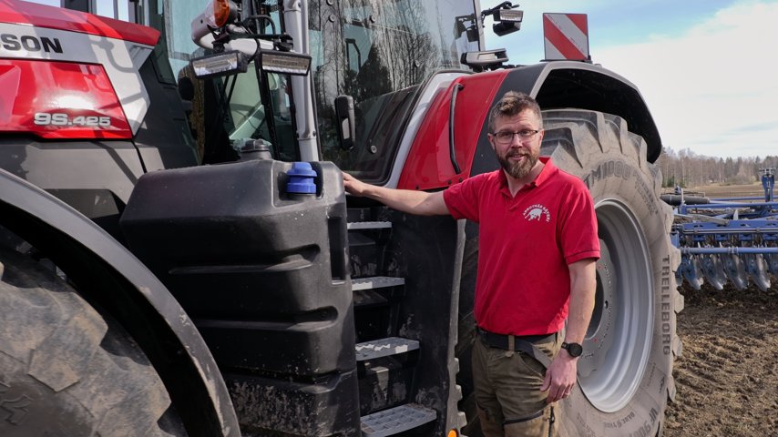 Traktortest: Största MF-modellen nu en modern traktor
