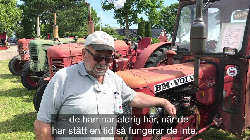 Per-Ove "Poppen" Persson har alltid plats för fler veterantraktorer