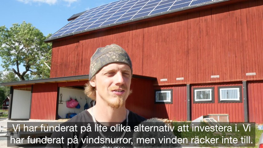 Hästföretaget Skästa gård satsar på solceller